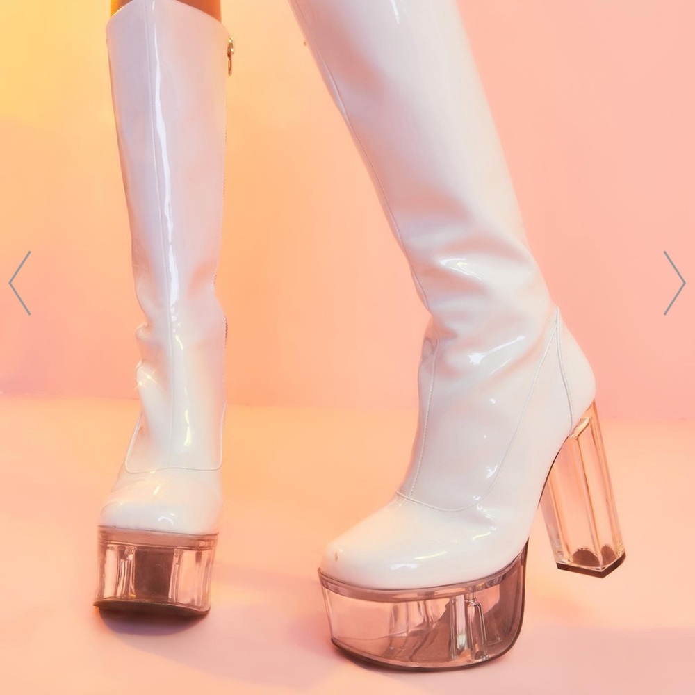 Sugar Thrillz - 9 FIND YOUR GROOVE PATENT BOOT